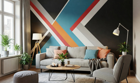  How can planning one accent wall per main room add interest without overwhelming the space with colour