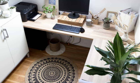 In what way does adding hooks behind doors help manage bags, jackets and caps better