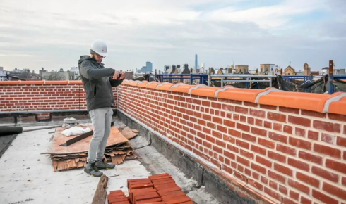 What benefit is there in checking whether roof surfaces get extremely hot in summer before using them as a hangout space